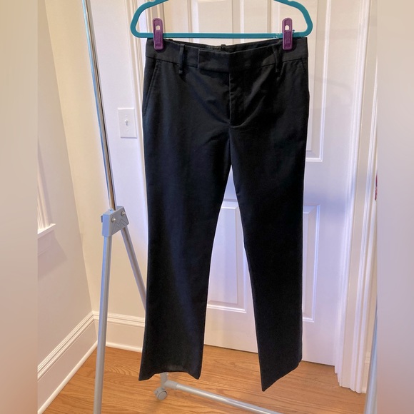 Zara black boot cut pant. Cotton.  Size 8 - Picture 2 of 6